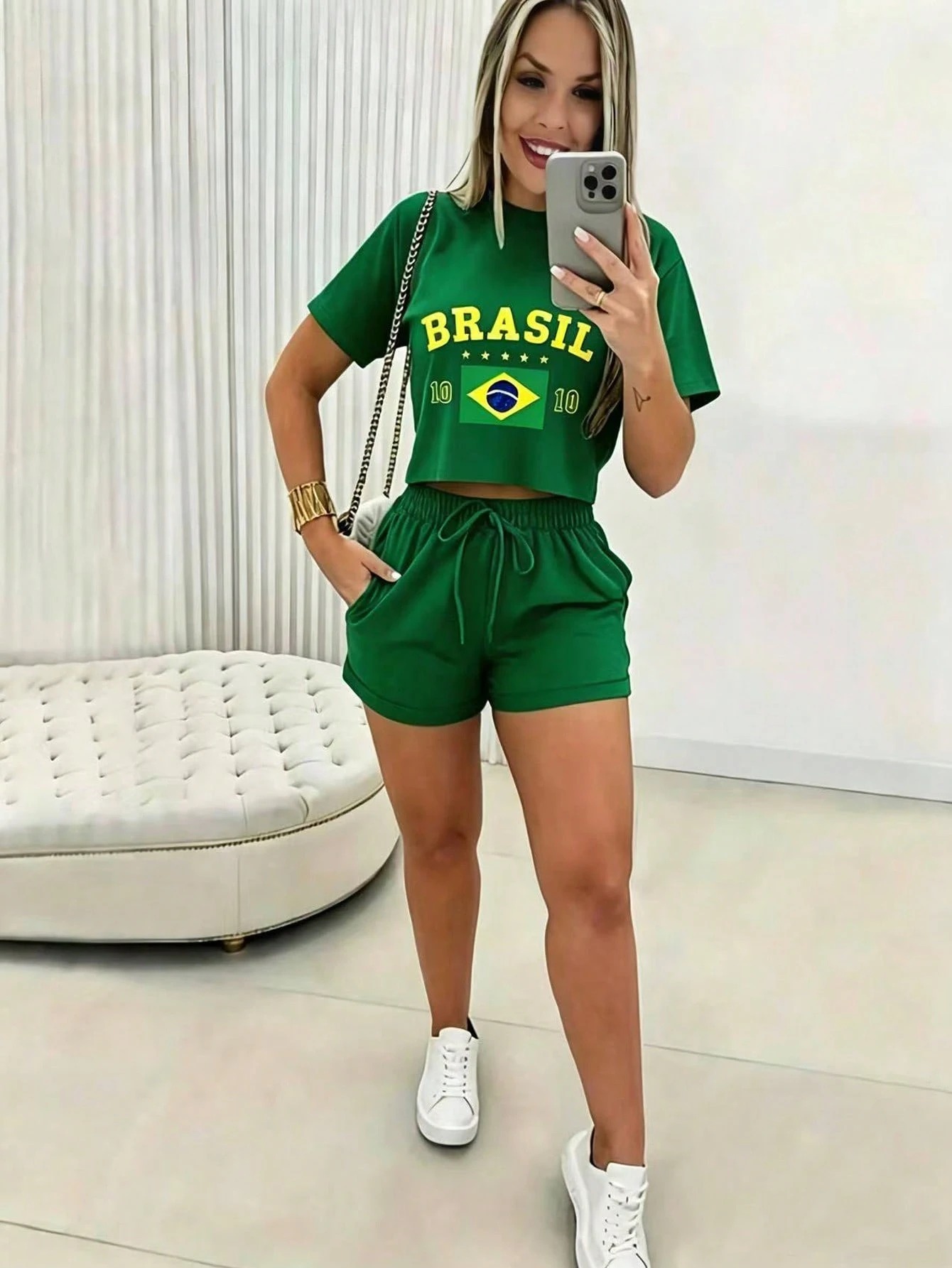T-Shirts - Conjunto de manga corta para mujer