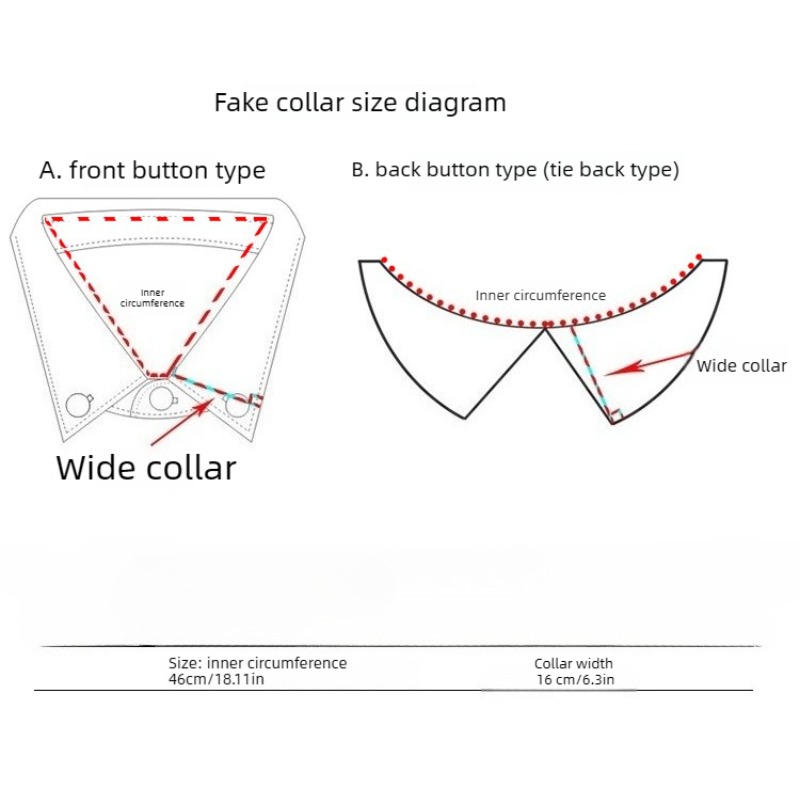 Cuello de camisa desmontable,  - Shirts reseña y precio