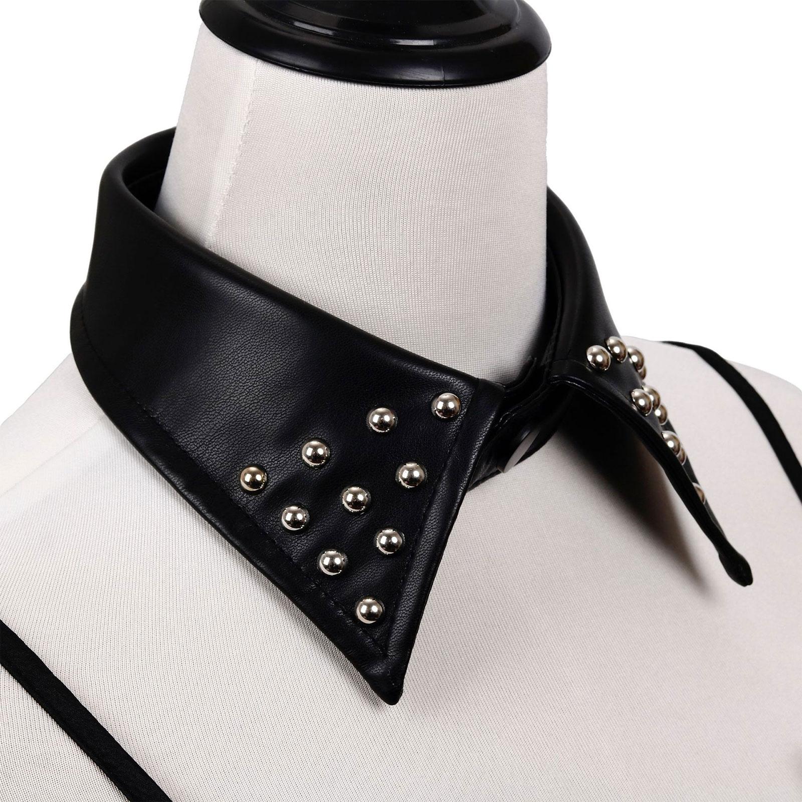 Cuello falso ligero de cuero s - Shirts reseña y precio
