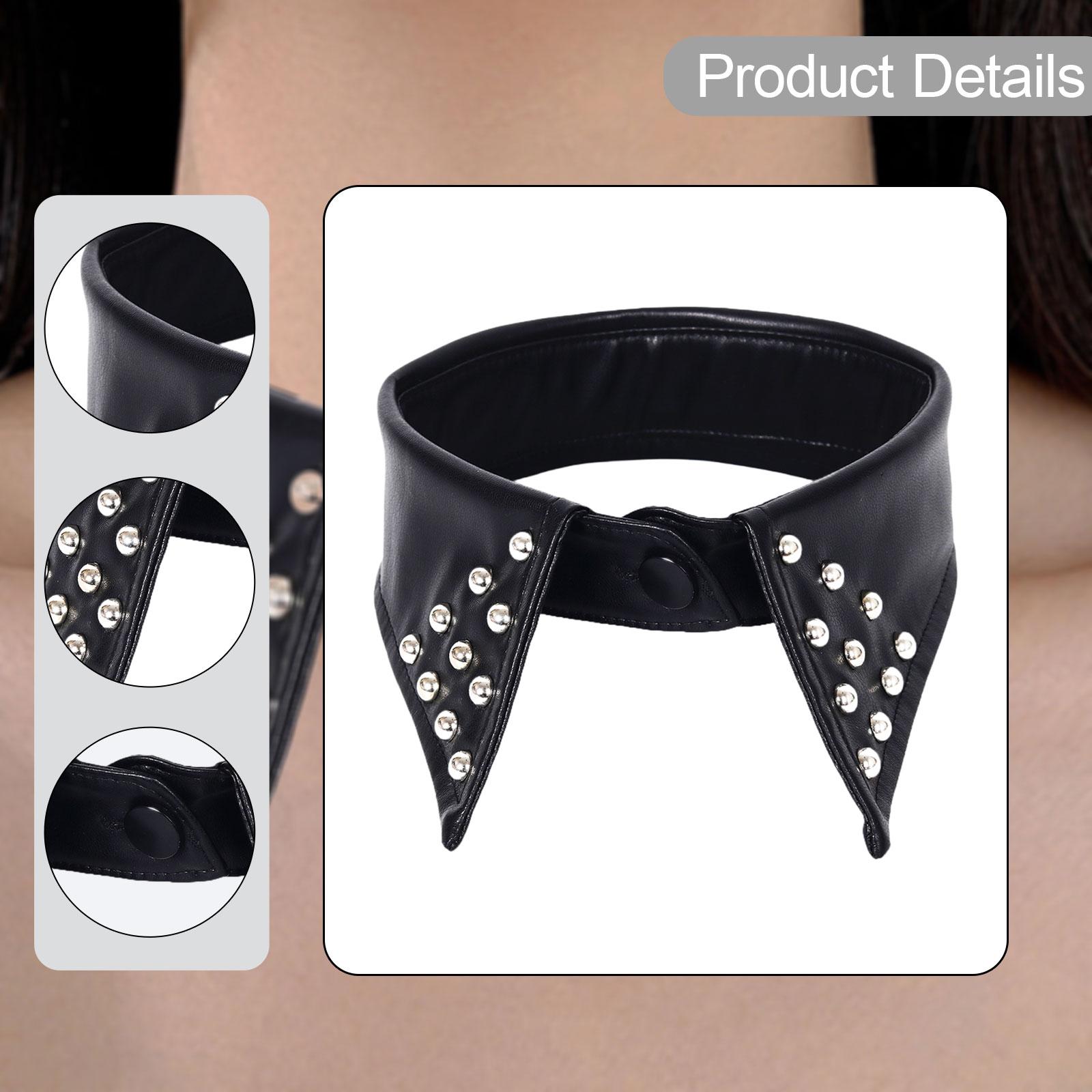Cuello falso ligero de cuero s - Shirts reseña y precio