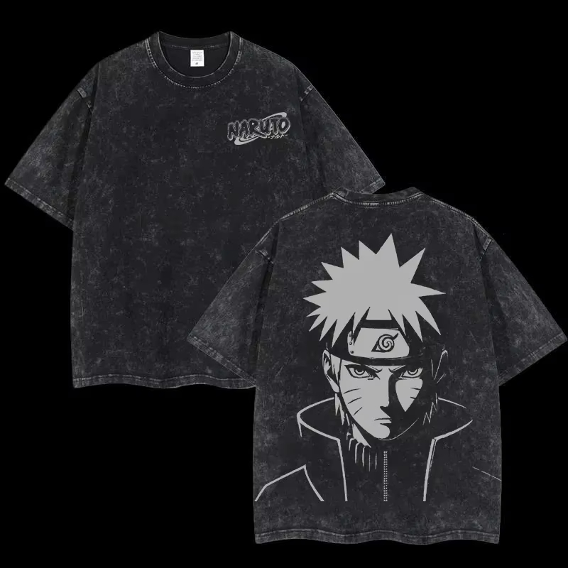 Camiseta Naruto Shisui Uchiha, - Acid Wash Vintage Graphic T Shirt reseña y precio