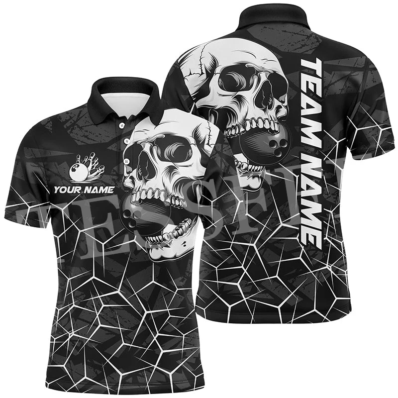 Camiseta de manga corta con no - Short Sleeve Bowling Shirt Retro reseña y precio