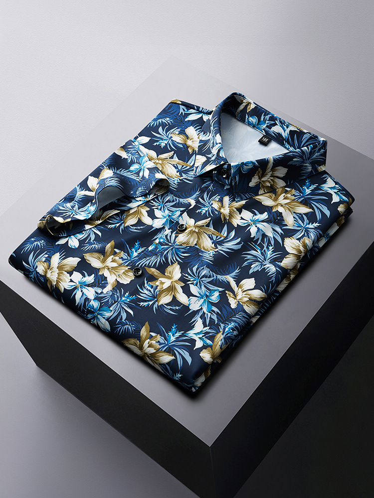 Camisas de talla grande para h - Vintage Hawaiian Floral Shirt reseña y precio