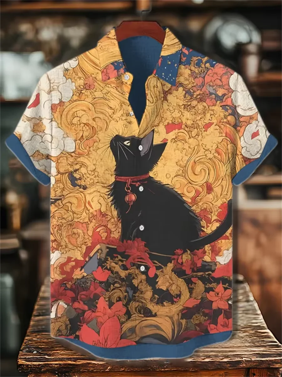 Camisa hawaiana de manga corta - Vintage Hawaiian Floral Shirt reseña y precio