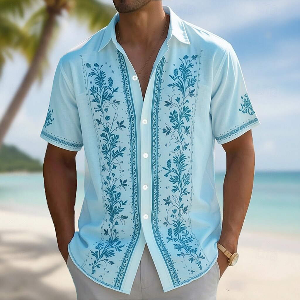 Camisa Hawaiana con Estampado  - Vintage Hawaiian Floral Shirt reseña y precio